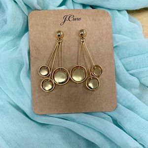 J. Crew Goldstone Orb Drop Earrings